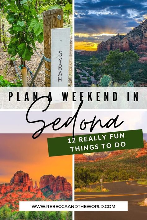 If you've got a weekend in Sedona coming up, then check out this guide which highlights the best things to do. From hikes in Sedona to the top Sedona attractions to where to eat, your Sedona itinerary is covered. | Sedona | Things To Do in Sedona | Weekend in Sedona | What To Do in Sedona | Visit Sedona | Sedona Arizona | Sedona Hiking | Visit Arizona | Arizona Travel | Sedona Travel Guide | Travel to Sedona | Sedona Weekend | 2 Days in Sedona | Sedona Itinerary | 3 Days in Sedona Sedona Things To Do, Sedona Itinerary, Sedona Travel Guide, Sedona Hiking, Sedona Arizona Travel, Things To Do In Sedona, Grand Canyon Vacation, Sedona Hikes, Arizona Travel Guide