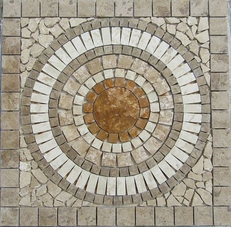 Stone Deals Stone Floor Pattern, Mosaic Patio, Mosaic Stepping Stones, Mosaic Tile Designs, Abstract Mosaic, Outdoor Stone, Pebble Mosaic, Garden Terrace, Arts And Craft