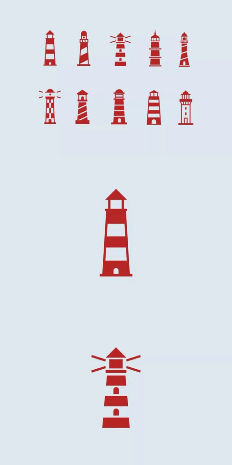 10 Lighthouse Icons PSD, AI Lighthouse Illustration Simple, Lighthouse Character, Light House Illustration, Lighthouse Graphic, Calendar Logo, Lighthouse Illustration, Lighthouse Logo, Lighthouse Design, Bakery Logo