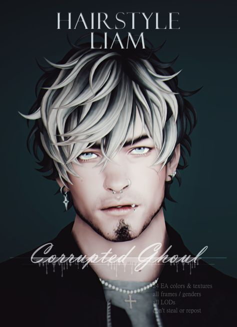 Sims 4 Cc Male Eyeliner, Maxis Match Anime Hair, Sims 4 Cc Roots Hair, The Sims 4 Cc Male Fluffy Hair, Sims 4 Eboy Hair Cc, Sims 4 Cc Grunge Hair Male, Sims 4 Male Hair Ponytail, Sims 4 Cc Hair Side Shave, Male Hairs Sims 4 Cc