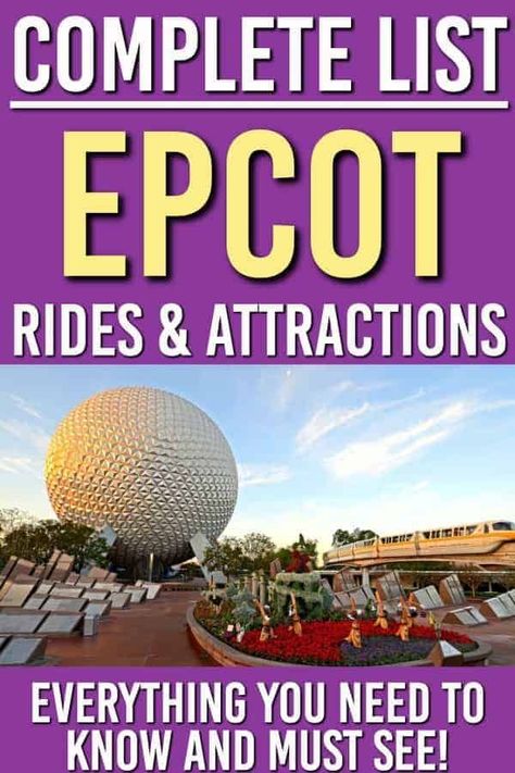 Disneyworld Tips, Epcot Tips, Epcot Attractions, Epcot Rides, Orlando Trip, Disney 2023, Disney World Rides, Disney World Vacation Planning, Disney World Epcot