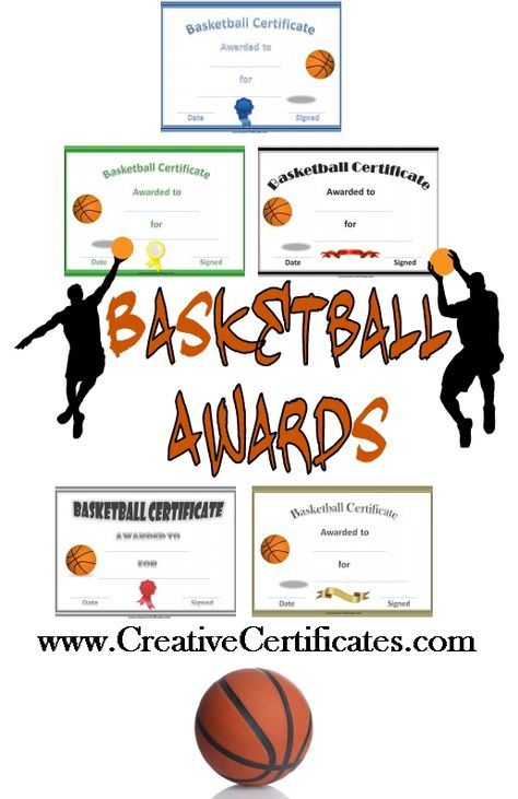 Free printable basketball certificates and awards that can be customized Basketball Banquet Ideas, Basketball Certificate, Athletic Banquet, Basketball Crafts, Basketball Awards, Basketball Banquet, Basketball Rules, Basketball Coaching, Basketball Ideas