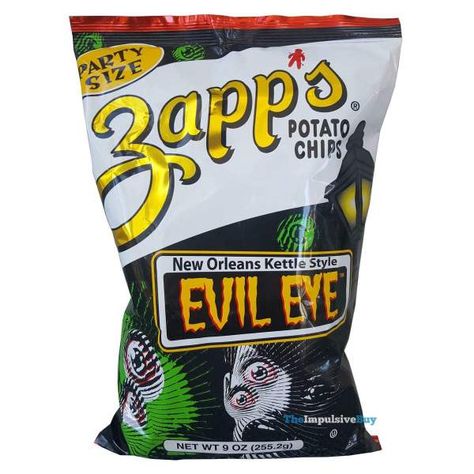 What are Zapp’s Evil Eye Potato Chips? The Louisiana-based company invoked New Orleans voodoo practitioner Marie Laveau to inspire the newest flavor of its famous kettle style potato chips: a subtly hot, Cajun-spiced flavor. How are they? I was excited to try Zapp’s Evil Eye Potato Chips for a couple of reasons: First, the brand’s […] The post REVIEW: Zapp’s Evil Eye Potato Chips appeared first on The Impulsive Buy. Kettle Cooked Chips, New Orleans Voodoo, Marie Laveau, New Orleans Travel, Mardi Gras Party, Salty Snacks, Snack Chips, Seasoning Blend, Food Reviews