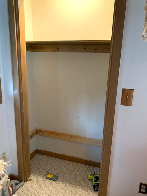 Walk In Closet Reading Nook, Closet Turned Bed Nook, Small Closet Nook, Turn A Closet Into A Nook, Turning A Closet Into A Nook, Turn Closet Into Nook, Make Closet Into Reading Nook, Closet To Book Nook, Closet Converted To Reading Nook