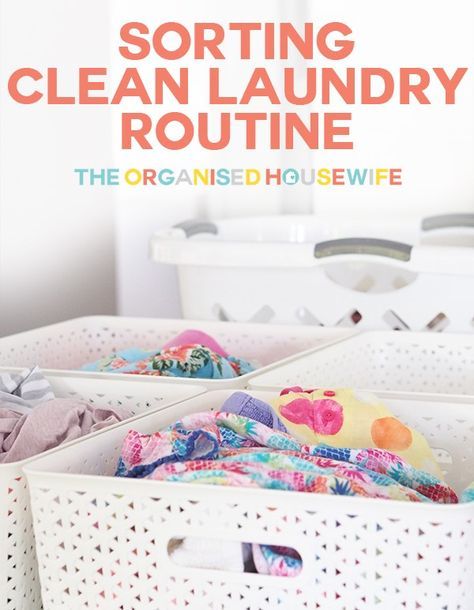 Laundry System, Organised Housewife, Laundry Sorting, Sock Organization, Clean Clothes, Laundry Routine, Ceramics Ideas, Neat And Tidy, Clean Laundry