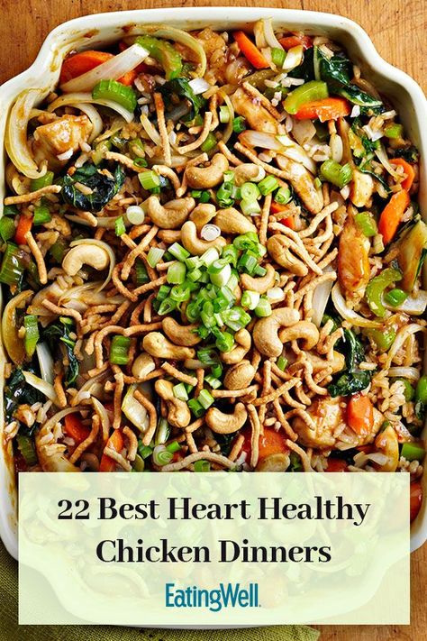 Healthy Dinner Recipes For Elderly, Heart Healthy One Dish Meals, Heart Friendly Food, Crock Pot Heart Healthy Meals, Heart Healthy Comfort Food Recipes, Chicken Recipes Heart Healthy, Easy Dinner Recipes Low Sodium, Recipes For A Healthy Heart, Heart Healthy Dinners For Family