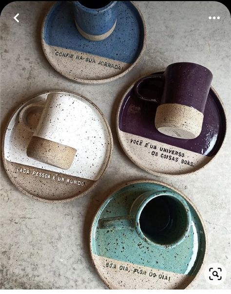 Ceramic Cafe Ideas, Ideas Con Ceramica, Ceramica Artesanal Ideas, Ideas Ceramica, Ceramica Ideas, Crockery Design, Ceramic Cafe, Painted Ceramic Plates, Pottery Lessons