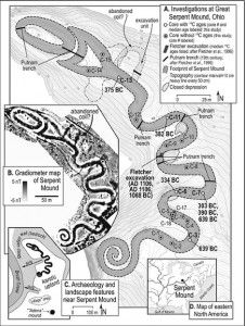 Serpent Mound Ohio, Great Serpent, Serpent Mound, Cahokia Mounds, Mound Builders, Eastern Woodlands, Ohio Map, Sacred Science, Ohio History