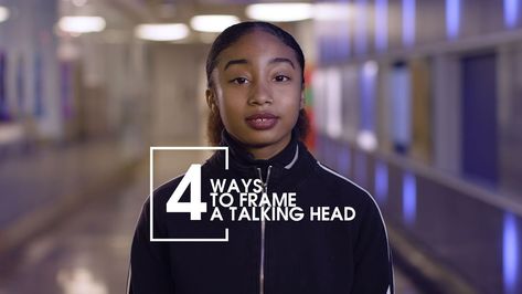 Blog: 4 Ways to Frame a Talking Head | LAI Video Talking Head Interview, Fyre Festival, Documentary Filmmaking, Montage Video, Camera Tips, Film Photography Tips, Interview Style, Corporate Videos, Camera Hacks