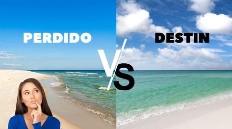 We compare and contrast Perdido Key and Destin, two popular Gulf Coast beach destinations.  And, we even declare a winner on our travel blog. If you are thinking about a beach vacation, you need to check this out! Perdido Key Florida, Flora Bama, Florida Family Vacation, Gulf Coast Beaches, Romantic Hideaways, Perdido Key, Due South, Usa Florida, Florida Panhandle