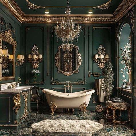 18+ Bathroom Wall Decor Ideas for a Luxurious Feel • 333+ Art Images Bathroom Ideas Green And Gold, Boho Bathroom Decor Ideas, Bathroom Wall Decor Ideas, Minimalist Bathroom Decor, Bathroom Decor Ideas On A Budget, Elegant Bathroom Decor, Boho Bathroom Decor, Bathroom Oasis, Bathtub Decor