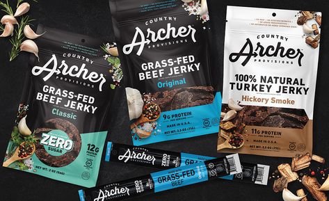 Smoked Jerky, Meat Sticks, Turkey Jerky, Biscuits Packaging, Flexible Packaging, Gourmet Snacks, Meat Snacks, Brand Refresh, Beef Jerky