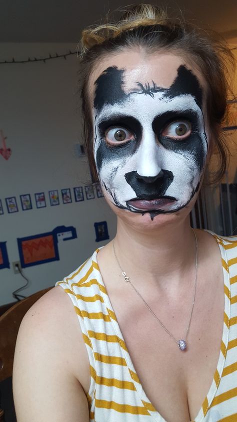 Bad job on this Fabatv panda #NoellesFaceAndBodyPainting Bad Face Paint, Dog Face Paints, Bad Job, Bad Dog, Dog Face, Makeup Designs, Face Painting, Face Paint, Halloween Face