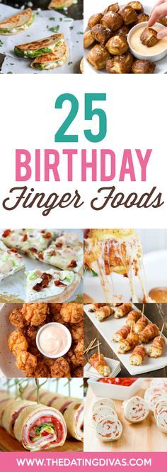 Finger Food Birthday Treats- so many birthday food ideas!! Great for parties for little kids (or heck- even adults) Finger Food Birthday, Birthday Finger Foods, Birthday Food Ideas, Party Food For Adults, Adult Snacks, Finger Foods For Kids, 25 Birthday, Birthday Snacks, Birthday Party Snacks