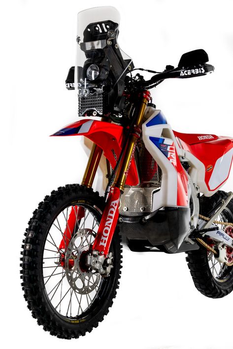 la Honda CRF450RX Rally. Issue d’une collaboration entre Honda Racing Corporation (HRC) et RedMoto Honda Racing, Honda Crf