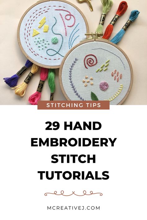 Stitch Your Way Through National Embroidery Month With 29 Hand Embroidery Tutorials