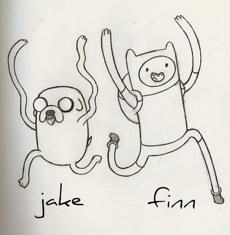 Fin Y Jake, Fin E Jake, Jake Tattoo, Adventure Time Coloring Pages, Star Wars Silhouette, Jake Adventure Time, Cartoon Network Studios, Adventure Time Princesses, Tattoo Black And White