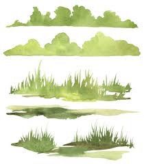 Watercolor Grass Texture, Grass Artwork, Stylized Foliage, Greenery Landscape, Landscape Architecture Presentation, Grass Watercolor, Grass Drawing, Grass Painting, Watercolor Brush Pen