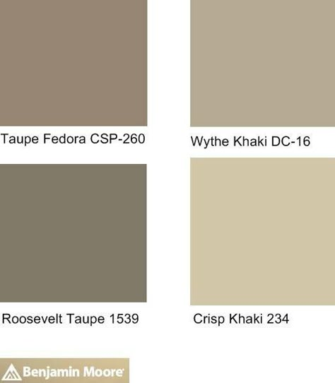 Khaki Paint, Kitchen Color Trends, Interior Paint Colors Schemes, Trending Paint Colors, Paint Color Inspiration, Decor Ikea, Paint Color Schemes, Paint Colors Benjamin Moore, Neutral Paint Colors