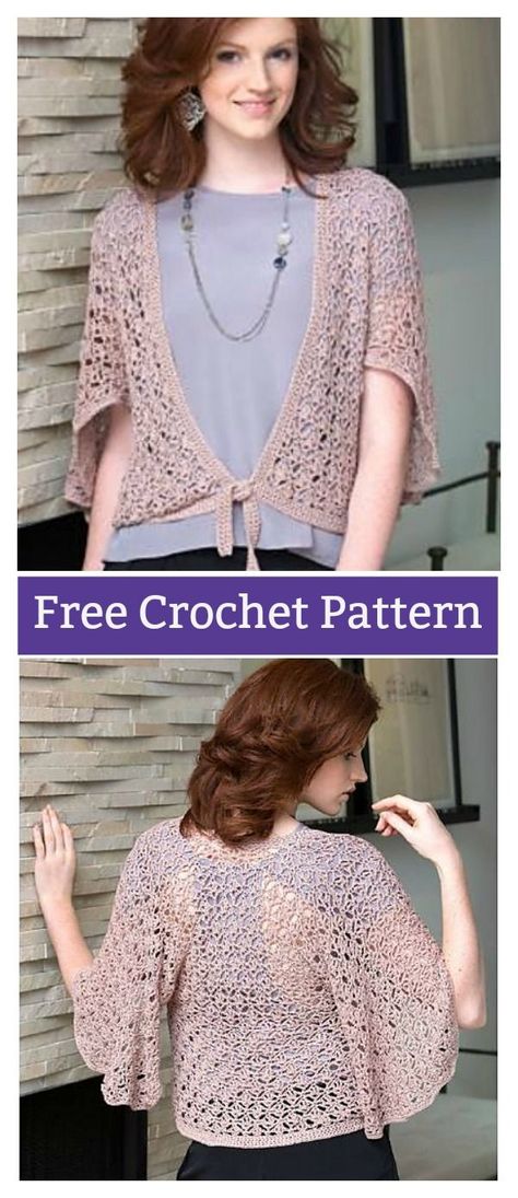 Flutter Cardigan Free Crochet Pattern #freecrochetpattern #cardigan #sweater Pattern Sweaters, Crochet Bodycon Dresses, Crochet Cardigans, Black Crochet Dress, Shrug For Dresses, Patterns Ideas, Crochet Jacket, Crochet Skirt, Sweater Crochet Pattern