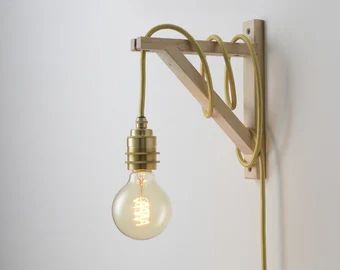 Swag Pendant Light, Bedside Lights, Pot Diy, Industrial Diy, Plug In Pendant Light, Diy Lampe, Loft Ideas, Creative Interior, Cord Light