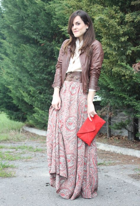 27 Trendy Maxi Skirts For This Fall To Dress, Catholic Clothing, Feminine Clothing, Romantic Summer, Maxi Rok, Maxi Skirt Outfits, Maxi Skirt Dress, Trendy Fall Outfits, Looks Street Style