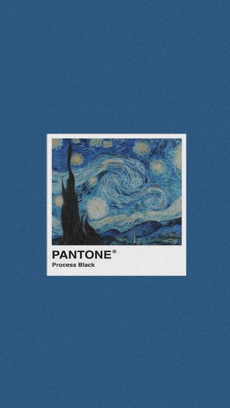 #iphone #wallpaper #pantone #vangogh #art Van Gogh Pantone, Matisse Art Wallpaper, Pantone Wallpaper Iphone, Pantone Aesthetic Wallpaper, Pantone Wallpaper, Quotes Creative, Black Bird Tattoo, Arte Van Gogh, Cute Black Wallpaper