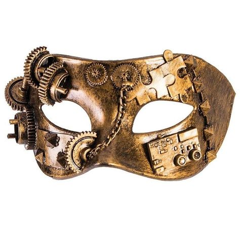 Masquerade Party Outfit, Steampunk Diy Crafts, Steampunk Mixed Media Art, Steampunk Home Decor, Steampunk Party, Steampunk Items, Steampunk Mixed Media, Steampunk Theme, Steampunk Mask