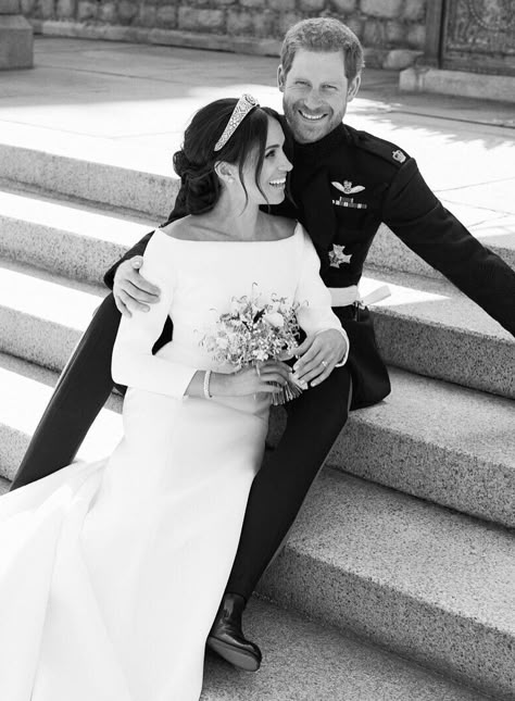 Princess Harry and Meghan Markle wedding photo Prince Harry And Kate, Prince Harry Wedding, Make Up Sposa, Estilo Meghan Markle, Harry And Meghan Wedding, Princ Harry, Meghan Markle Wedding Dress, Harry Wedding, Meghan Markle Wedding