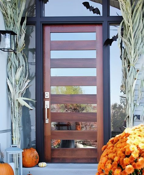 Black exterior doors