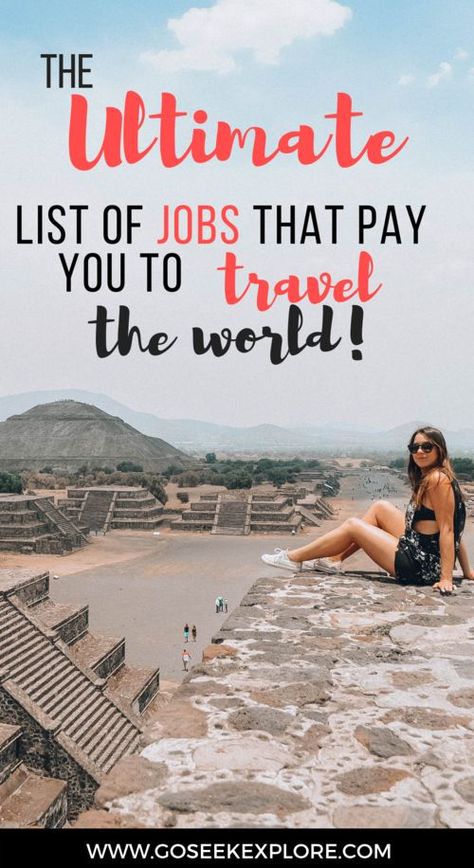 Jobs Travel Travel Jobs, Work Remotely, Working Remotely, Experience Life, Work Abroad, List Of Jobs, Bucket Lists, Ways To Travel, Unforgettable Memories