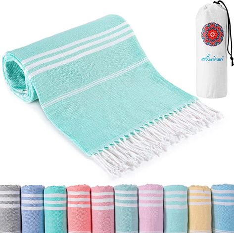 Cruise Accessories, Summer Vacation Essentials, Essential Camping Gear, Airplane Travel Essentials, Boho Throw Blanket, Picnic Accessories, Striped Beach Towel, Beach Towel Blanket, Dry Sand