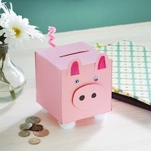 Piggy Bank Craft, Backyard Party Games, Piggy Bank Diy, Engagement Party Games, Diy Party Crafts, Graduation Party Games, Pig Crafts, Party Crafts, Games Party