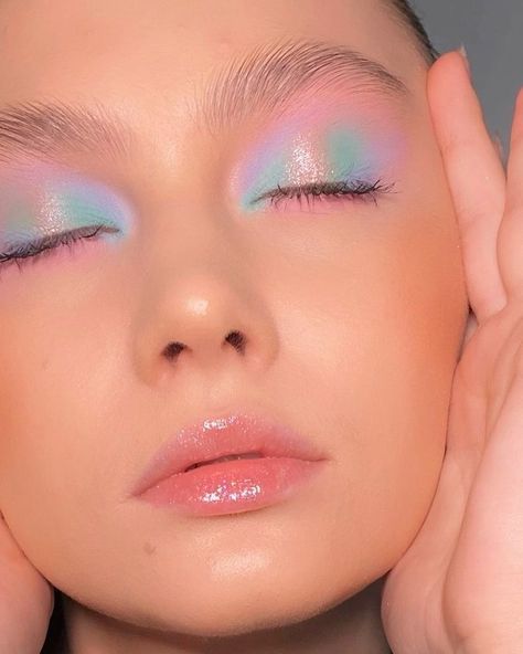 Kidcore Makeup, Makeup Editorial, Pastel Makeup, Swag Makeup, Eye Makeup Pictures, Ethereal Makeup, Eye Makeup Designs, Fairy Makeup, Creative Makeup Looks