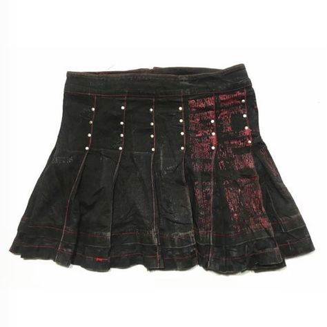 Mall Goth Skirt, Goth Png, H Naoto, Clothing Png, Knife Pleated Skirt, Goth Skirt, Png Clothes, Knife Pleat, Archive Fashion