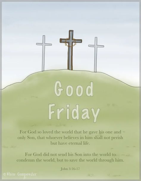 Good Friday {diy three wooden crosses} - White Gunpowder Greetings English, Good Friday Crafts, Easter Friday, Easter Egg Party, Good Friday Images, Easter Good, Holy Friday, Good Friday Quotes, Friday Video