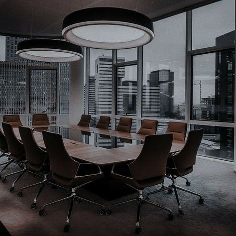 Bureau D'art, Spanish Love Deception, The Hating Game, Conference Chairs, Luxury Lifestyle Dreams, Book Aesthetics, Casas De Ensueño, Meeting Room, Round Table