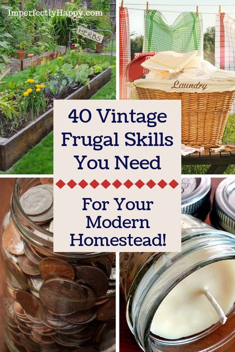 40 Vintage Frugal Skills You Need for Your Modern Homestead. Modern Homestead, Homesteading Diy, Homestead Farm, Homesteading Skills, Homestead Living, Survival Gardening, Urban Homesteading, Living Off The Land, Homestead Survival