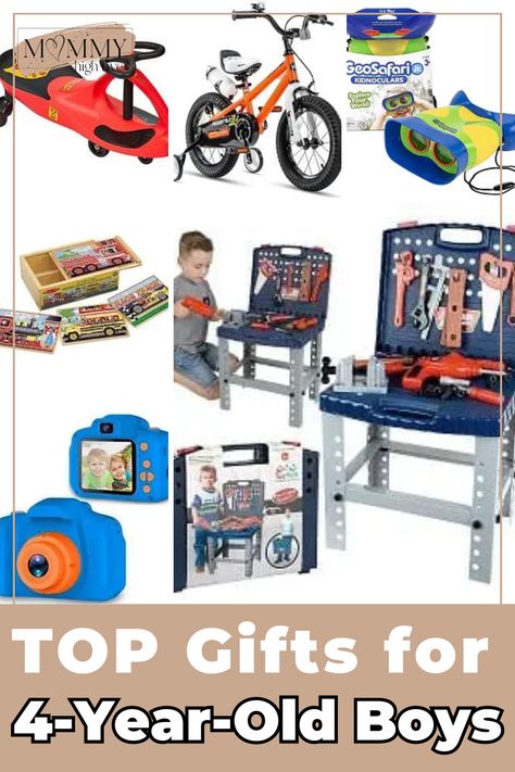 Toddler Boy Gift Guide in 2023 Looking for the top toys for your 4-year-old boy? As your child grows, so do his interests and abilities, and you want to choose toys that are not only fun but also age-appropriate and developmentally stimulating. Our toddler gift guide has the best toys for 4-year-old boys, including creative, active, STEM/learning, and imaginative play toys that are sure to provide hours of entertainment and learning. Gift Ideas For 4 Year Boy, Toys For 4 Year Boy, Gifts For 4 Year Boy, Toys For 3 Year Boy, Gifts For 3 Year Boy, Toddler Gift Guide, Christmas Presents For Boys, Cool Toys For Boys, Interactive Gifts