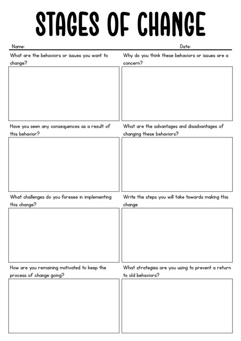 Stages Of Change Group Activities, Seeking Safety Group Activities, Recovery Group Activities Fun, Inpatient Psych Activities, Smart Recovery Worksheets, Recovery Group Activities For Adults, 12 Steps Recovery Worksheets, Lcsw Supervision, Change Worksheet