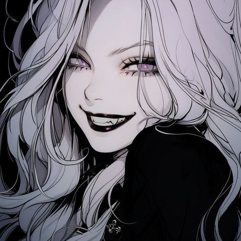 Anime Pp, Girl Pp, Pp Anime, Anime Goth, Female Vampire, Vampire Girls, Beautiful Dark Art, Female Character Design, الرسومات اللطيفة