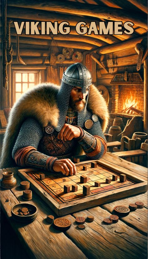 Viking warrior playing a simple wooden game. Viking Farming, Viking Age Art, Viking Games, Medieval Tent, Viking Medieval, Norway Viking, Vikings Game, The Raid, Viking Life