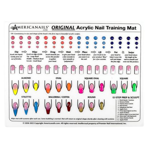 Nail Training, Nail Application, Different Nail Shapes, Nail Art Inspiration, Types Of Nails, Short Acrylic Nails, Nail Shapes, Nail Kit, Nail Tools