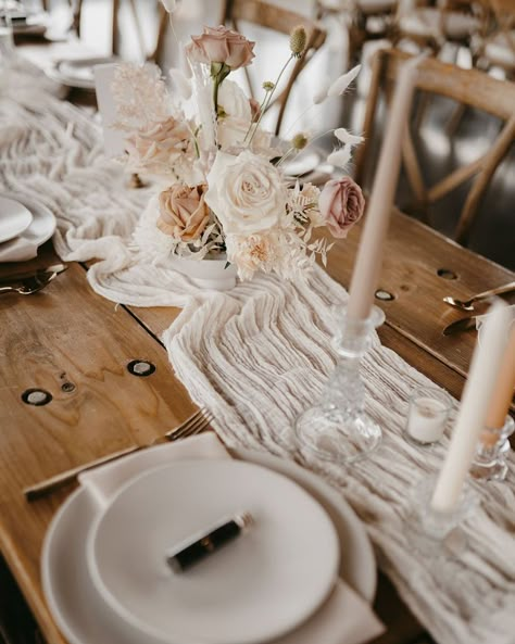 Modern Florals with White, Burnt Orange and Dusty Pink created by Anthesis Co. Wedding at Trezzi Farm Winery in Colbert, WA. Breathtaking and whimsical wedding. Roses, hydrangea, orchids and dried pampas. Wedding Flowers Orchids And Roses, Simple Wedding Table Centres, Terracotta Boho Wedding Florals, Terracotta Neutral Wedding, Pampas And Roses Wedding, Boho Wedding Table Arrangements, Modern Boho Wedding Flowers, White And Burnt Orange Wedding Flowers, Simple Neutral Wedding Decor