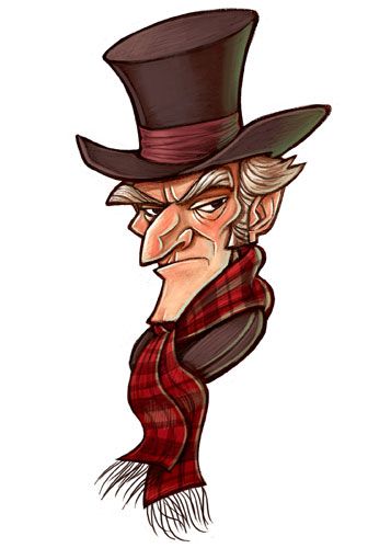 Grumpy Scrooge Mr Scrooge Christmas Carol, A Christmas Carol Drawing, Christmas Carol Characters, Christmas Carol Scrooge, Christmas Carol Ghosts, Scrooge A Christmas Carol, Present Drawing, Scrooge Christmas, Enterprise Model