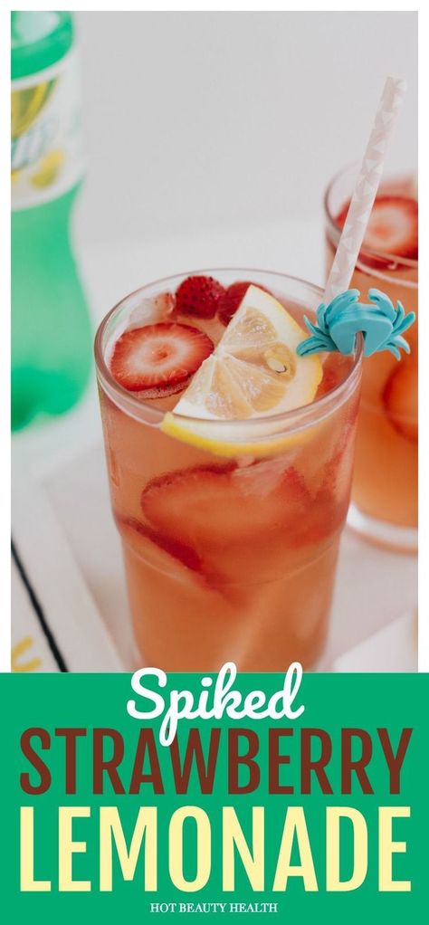 Spiked Strawberry Lemonade, Homemade Strawberry Lemonade Recipe, Easy Strawberry Lemonade, Easy Lemonade Recipe, 35 Birthday, Homemade Strawberry Lemonade, Spiked Lemonade, Strawberry Lemonade Recipe, Homemade Lemonade Recipes