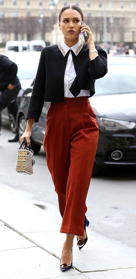 Jessica Alba Style, Professional Work Outfit, Mode Casual, Office Outfit, Business Outfit, Work Style, Jessica Alba, Work Outfits Women, Office Style