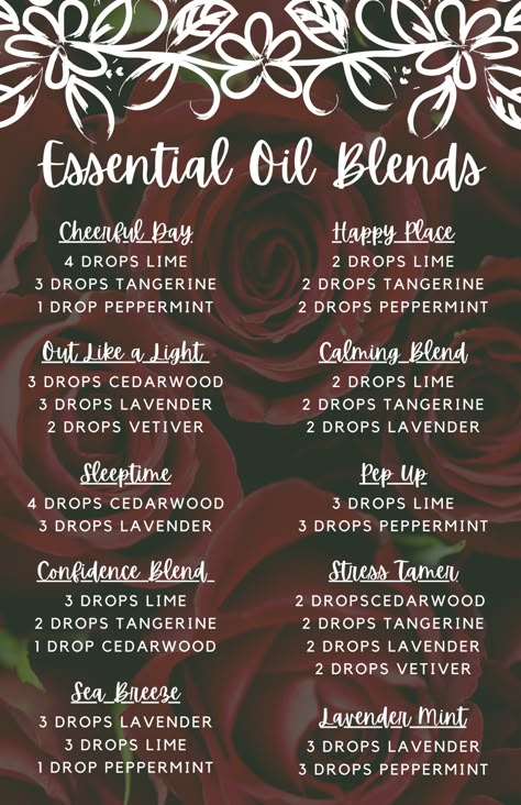 Essential Oil Blends for Every Need Essential Oil Perfumes Recipes, Essential Oil Combinations, Essential Oil Diffuser Blends Recipes, Essential Oils Guide, Essential Oil Spray, Essential Oils Herbs, Essential Oil Diffuser Recipes, Oil Diffuser Recipes, Essential Oil Blends Recipes