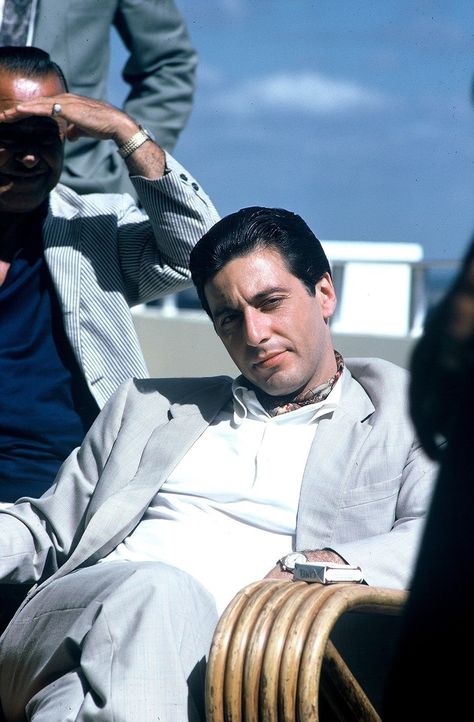 Young Al Pacino, Don Vito Corleone, Don Corleone, Godfather Movie, Gangster Movies, Don Draper, Septième Art, Image Film, Tony Montana