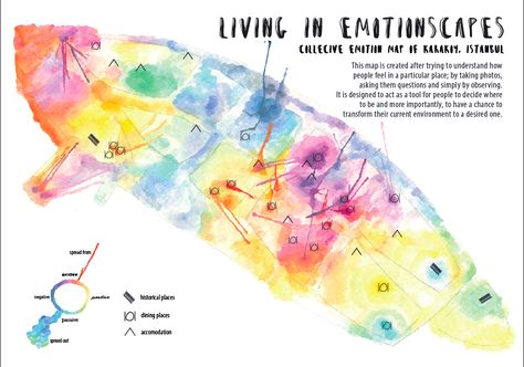 Emotional Mapping Architecture, Emotional Architecture Concept, Sensory Mapping, Arch Diagram, Concept Diagrams, Urban Mapping, Experience Map, Map Diagram, Mental Map